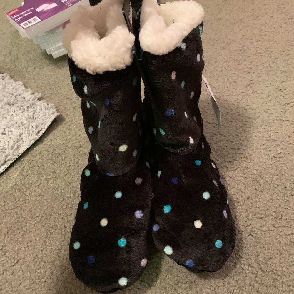 Fuzzy slippers